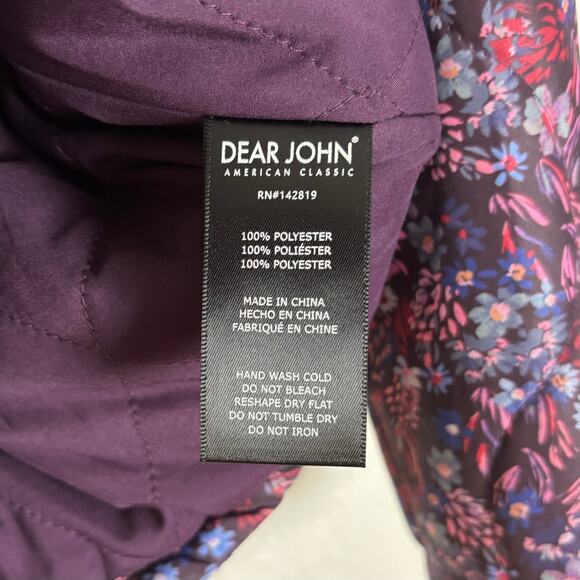 Dear John Izabel Wide Collar Enchanted Garden Jacket Size Large - Picture 5 of 5